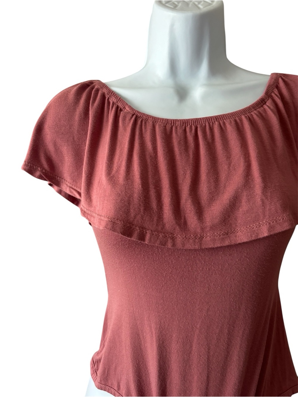 Marci Off-Shoulder Ruffle Bodysuit - Picture 3 of 7